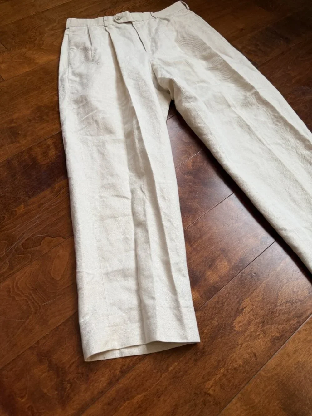 Slates by Levi Strauss & Co. Business Pants Size 32x30, Cream Linen